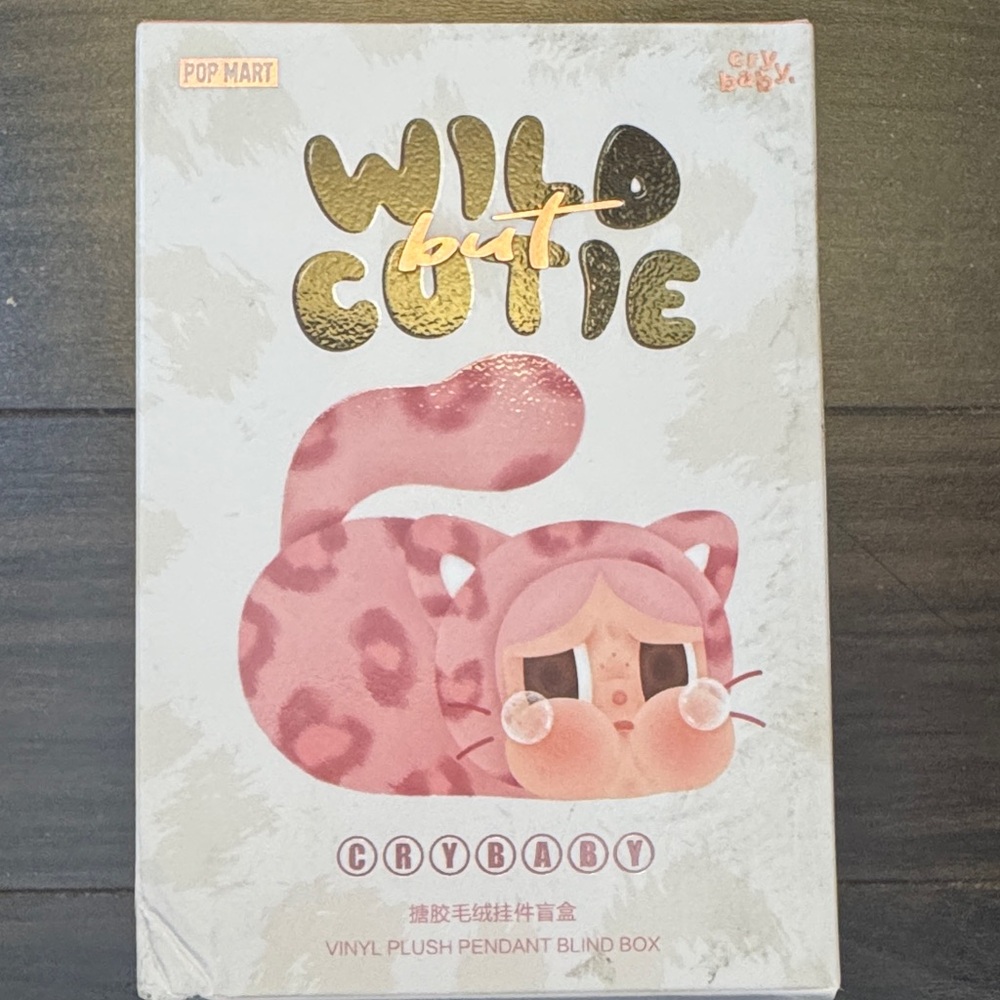 POPMART Wild But Cutie Crybaby Vinyl plush Pendant - Vintage Cutie